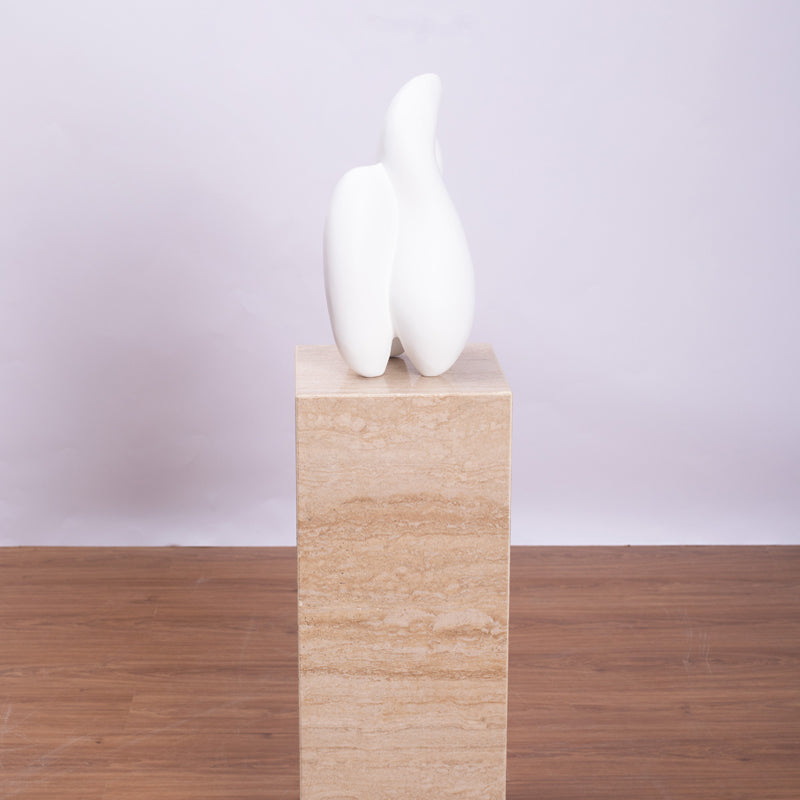 Contemporary Abstract Wood Indoor statue