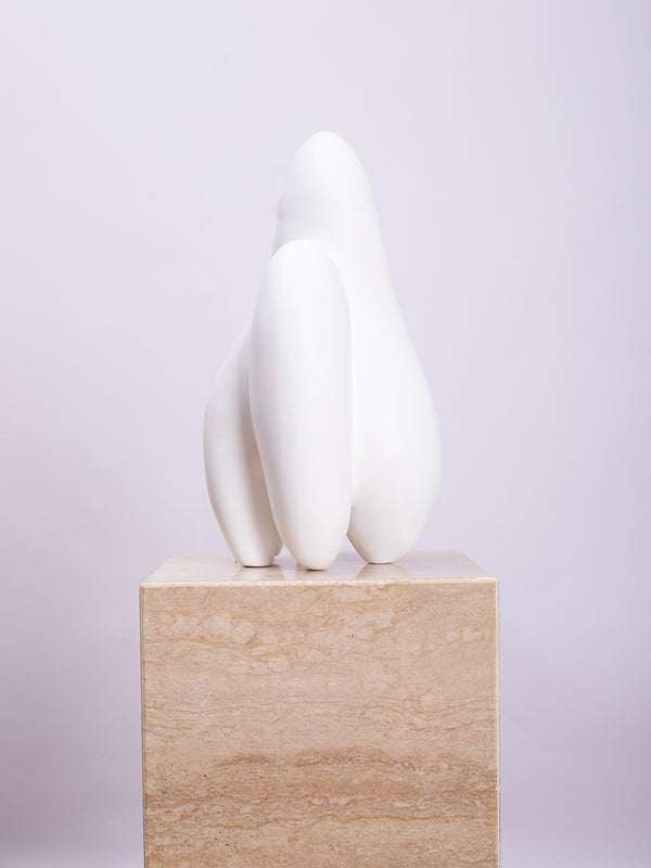 Contemporary Abstract Wood Indoor statue