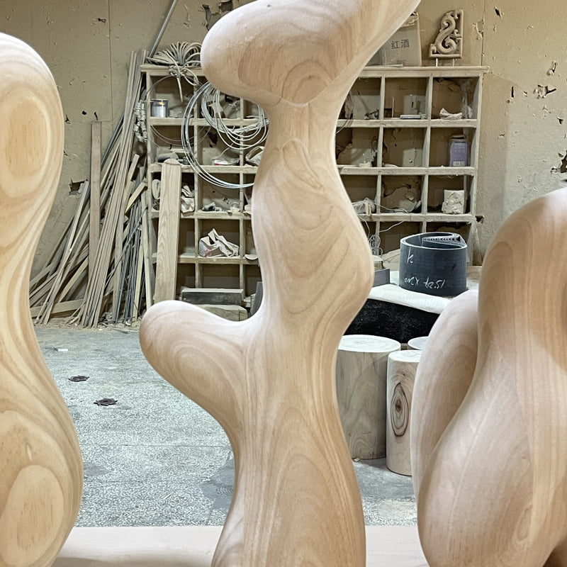 Vintage Black Sculpture Glossy Finish